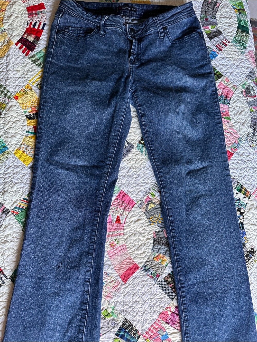 Women's Dark Blue Straight-Leg Jeans